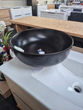 Black Ceramic Round Basin