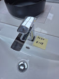 Sleek Polished Chrome Basin Mixer
