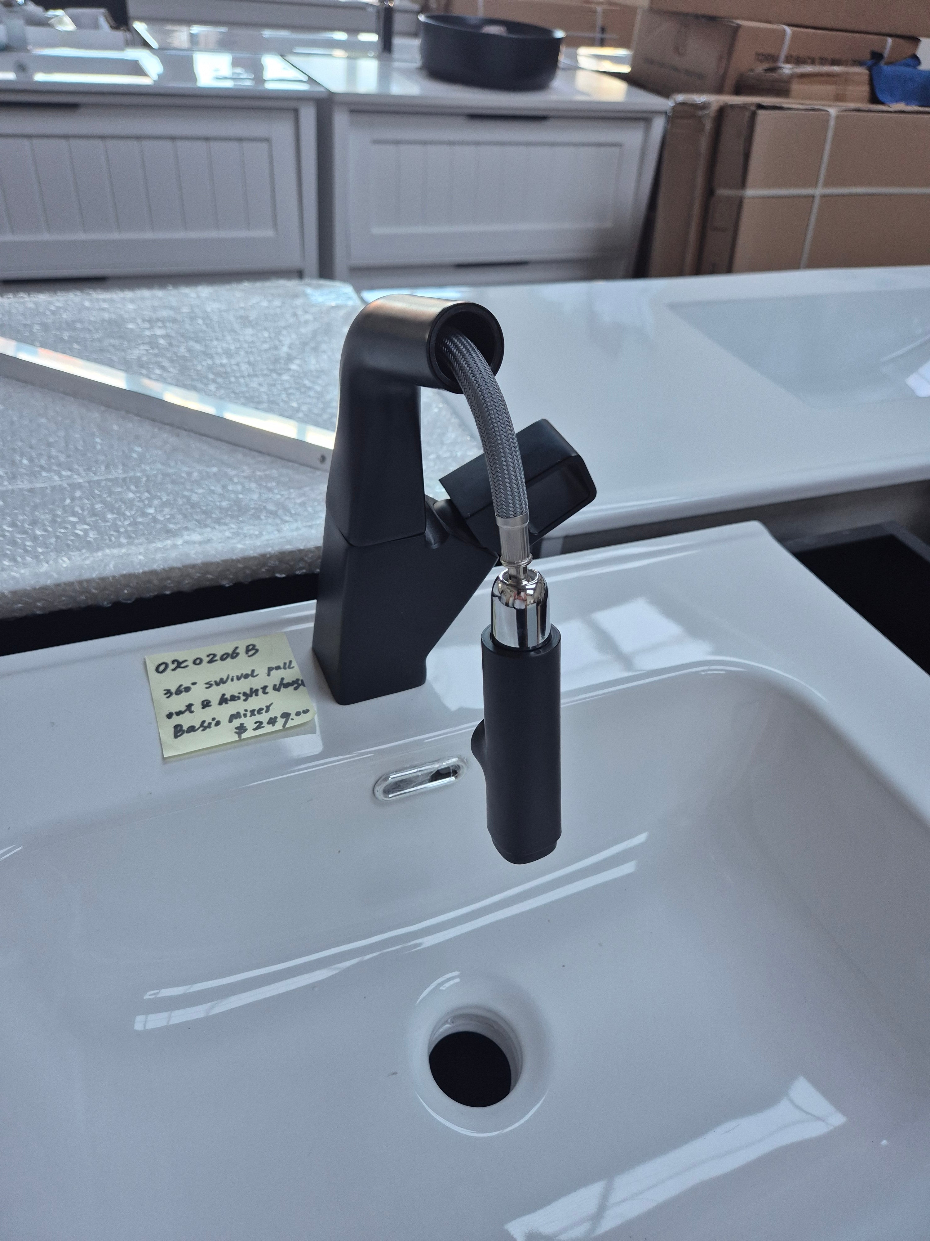 Extendable Head Basin Mixer