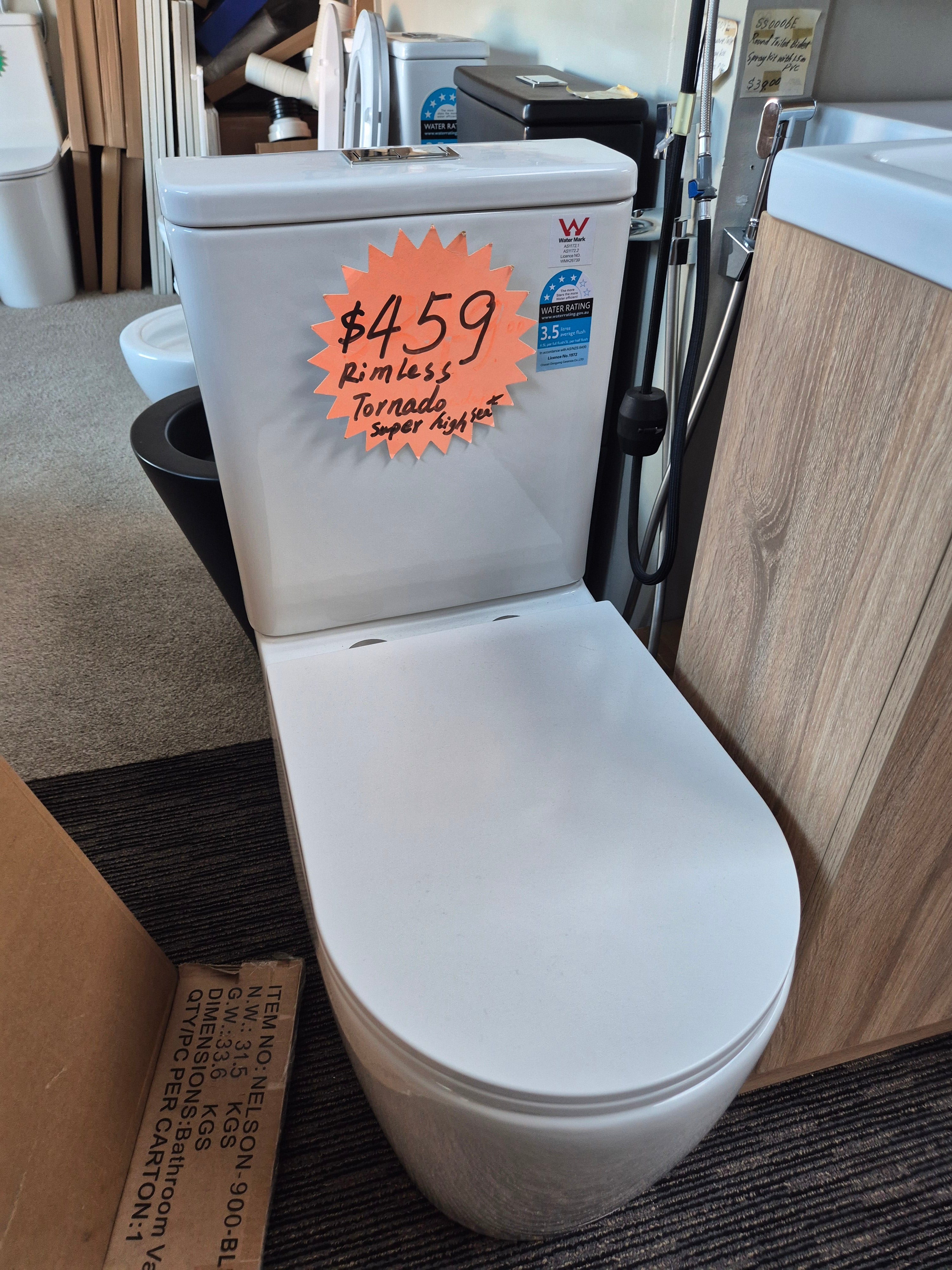 Super High Tornado Flush Toilet
