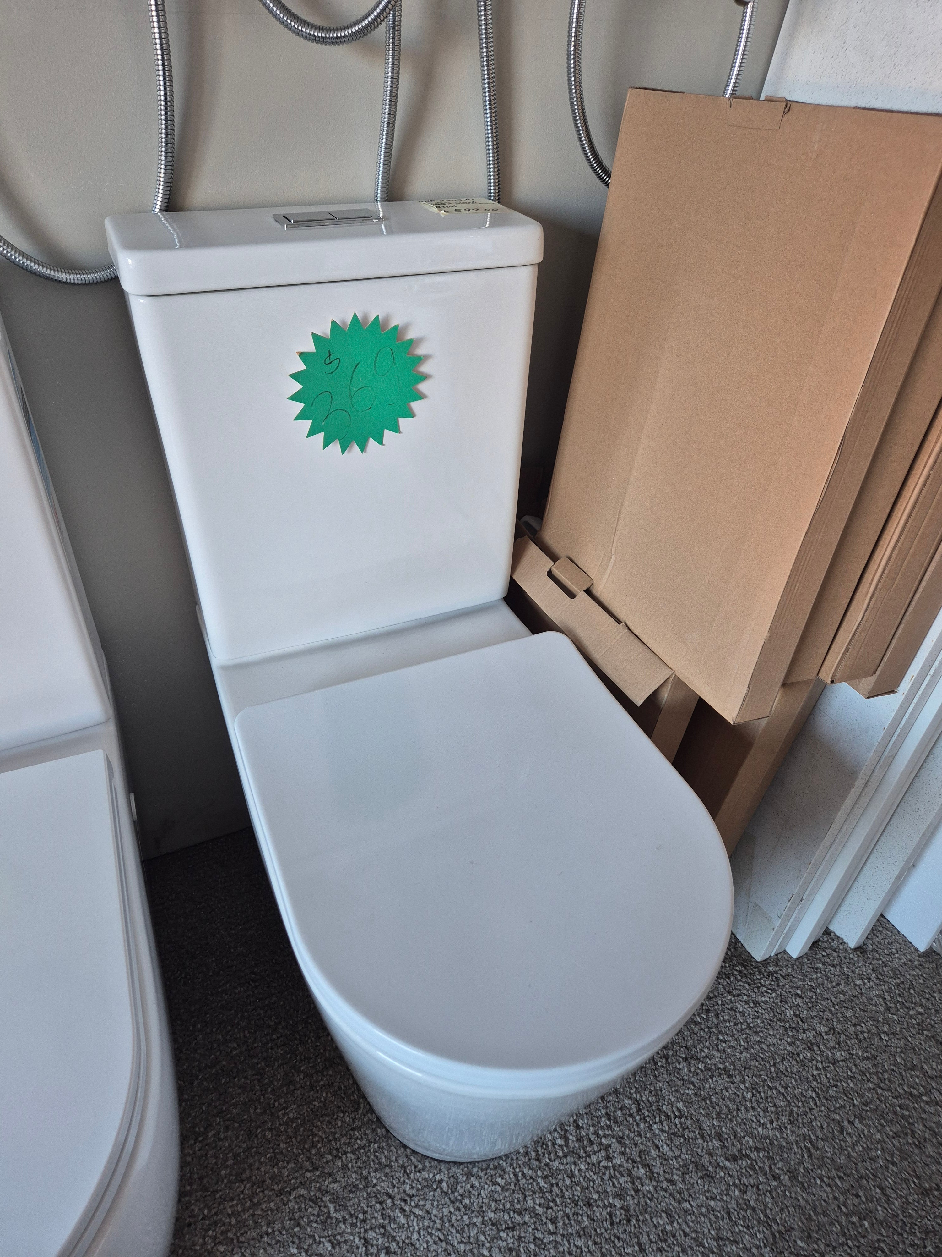 665mm Rimless Toilet