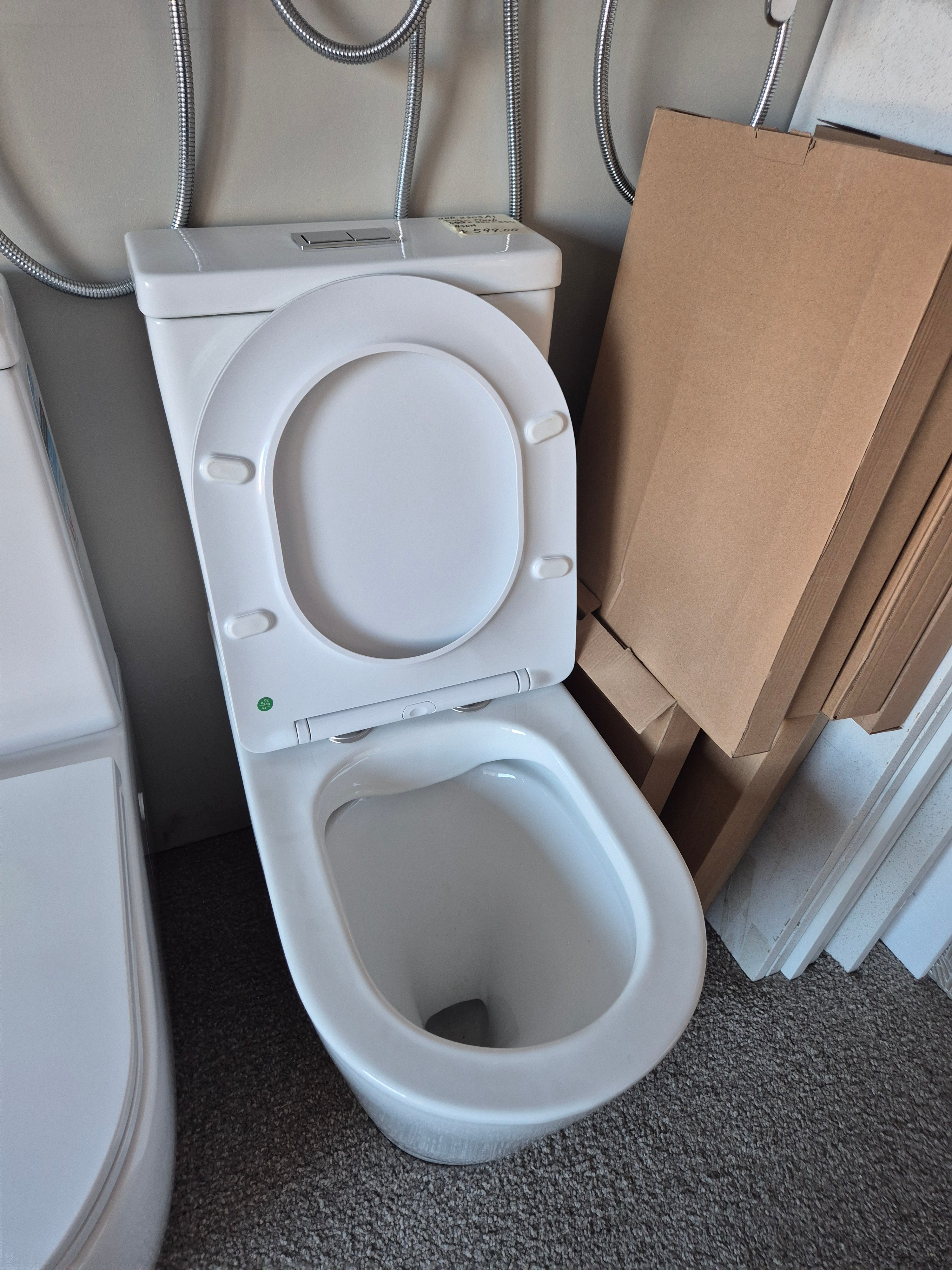 665mm Rimless Toilet