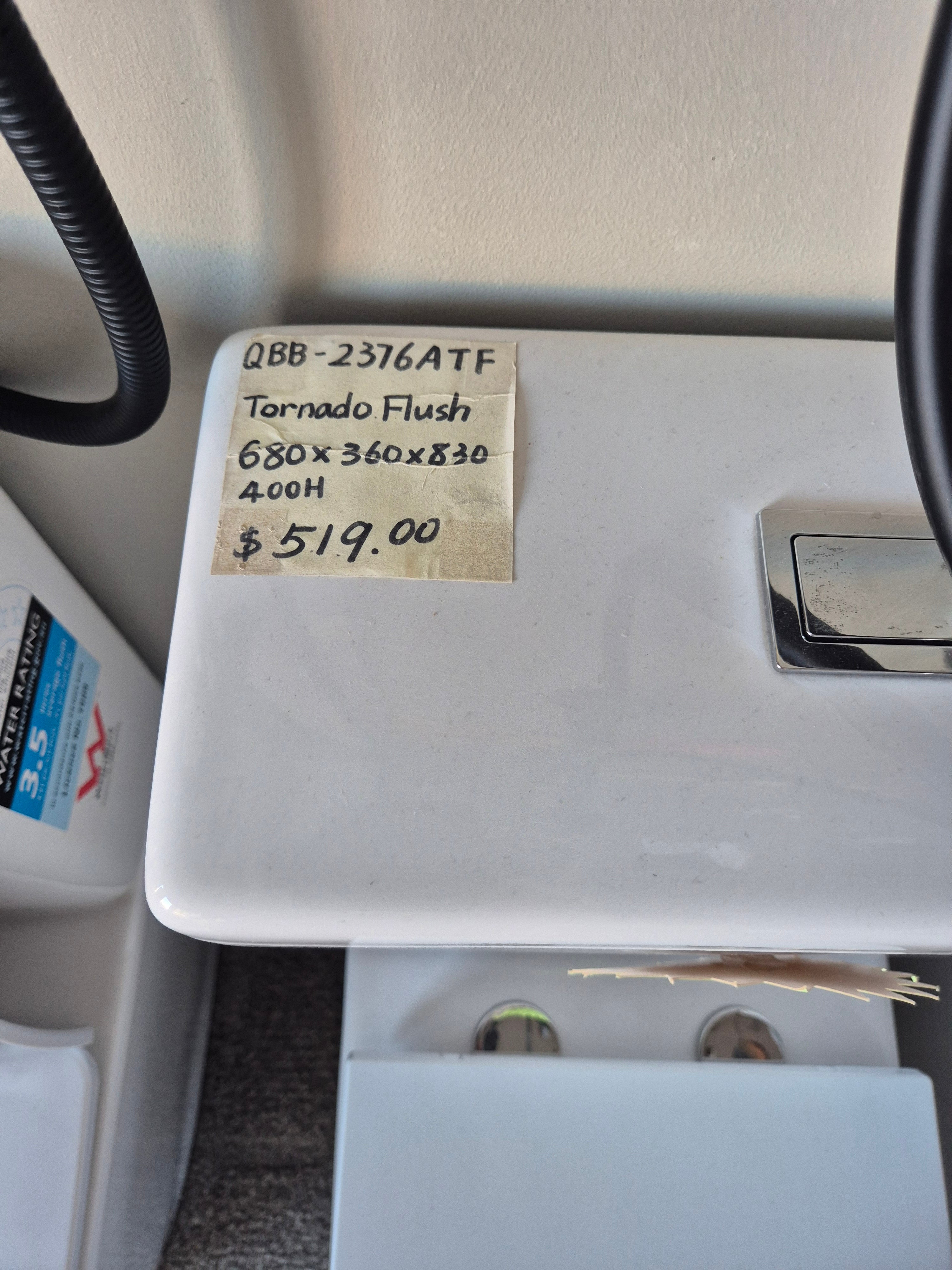 680mm Rimless Toilet