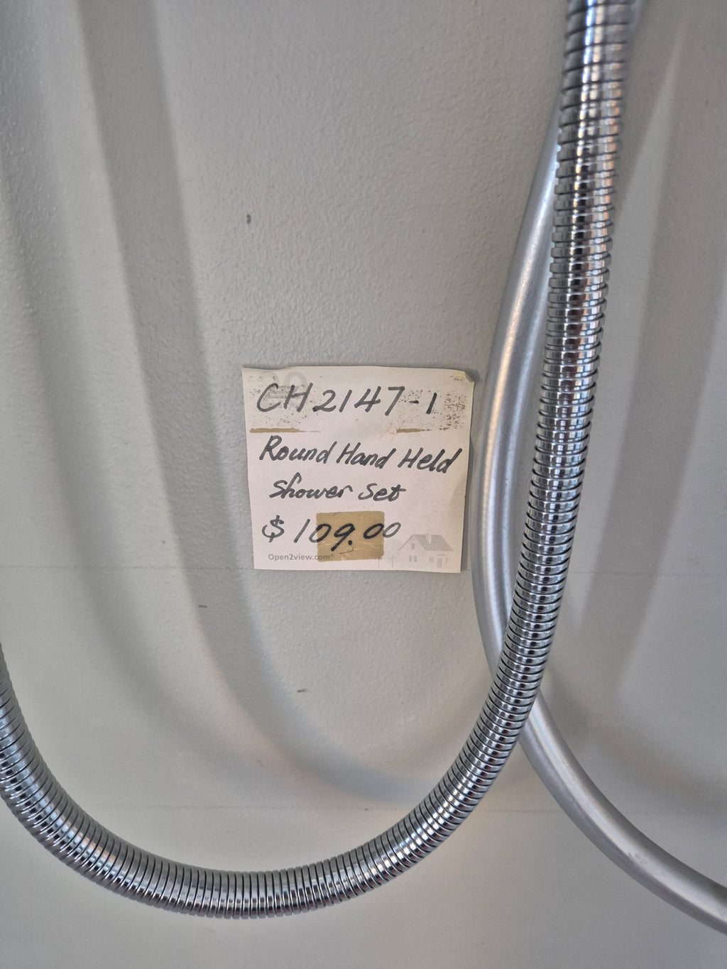 Round Hand-Held Adjustable Shower Set