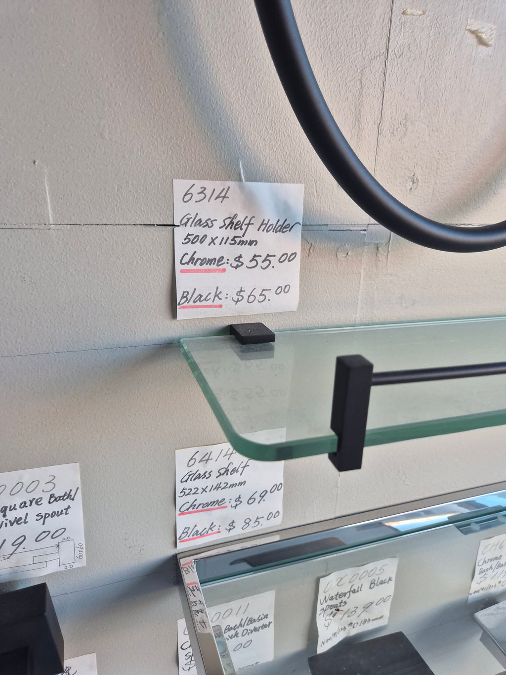 Glass Shelf Holder
