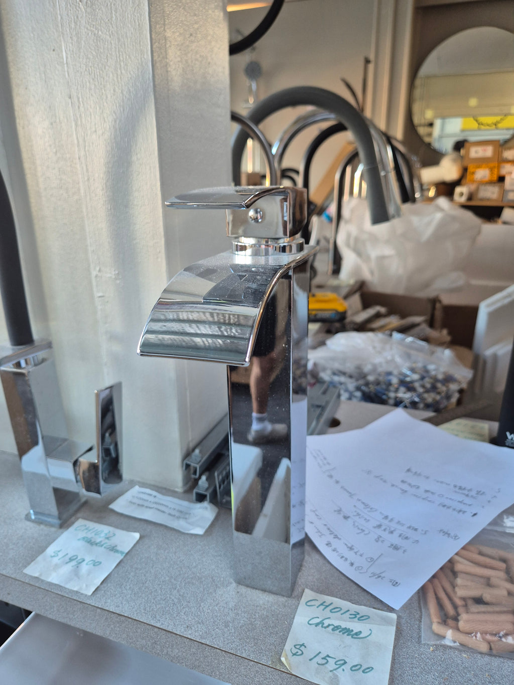 Waterfall Chrome Basin Mixer