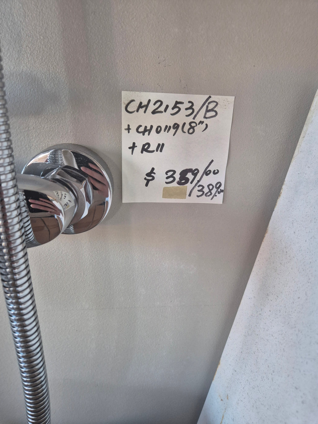 Round Double Head Shower Set