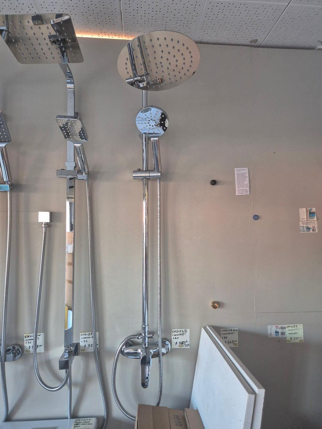 Round Double Head Shower Set